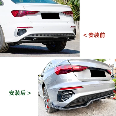 Applicable to Audi A3: Spoiler
