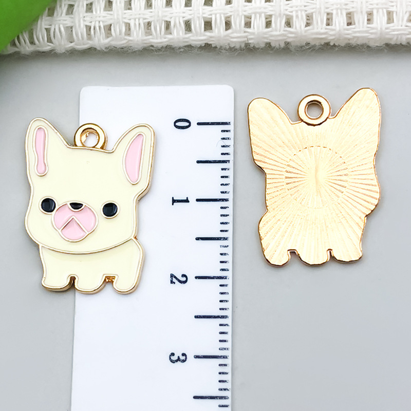 クロスボーダー漫画動物ペット犬子犬足跡 diy 合金オイルドリップキーホルダーネックレスジュエリーペンダントペンダント|undefined