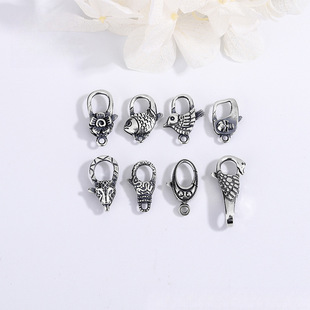 diy�Ʒ����������Ȧ���r���^S925���y��С�ֹ�����ˮ�ο�͹�