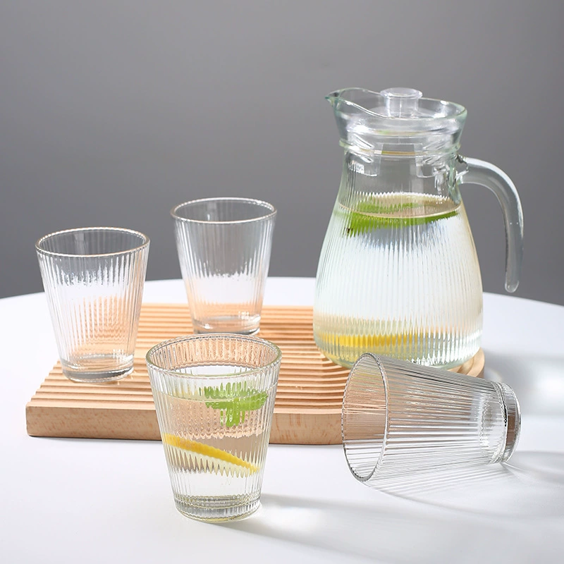 Set, teapot, capacious high quality glass tea, simple and elegant design