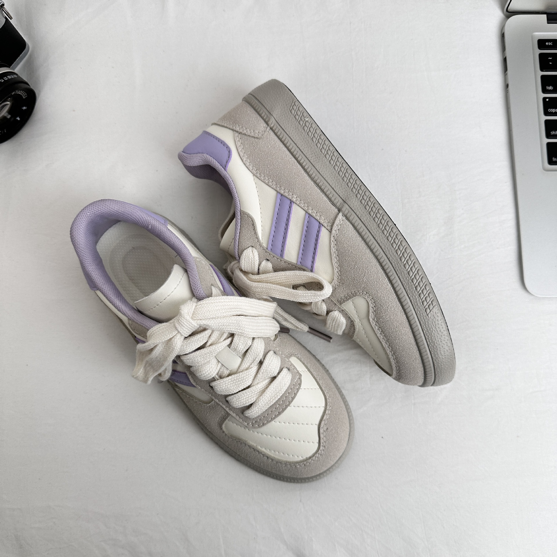 Yuanbo Hong Kong viento tendencia moral zapatos de entrenamiento femenino zapatos de lona de todo fósforo de nicho de corte bajo para estudiantes