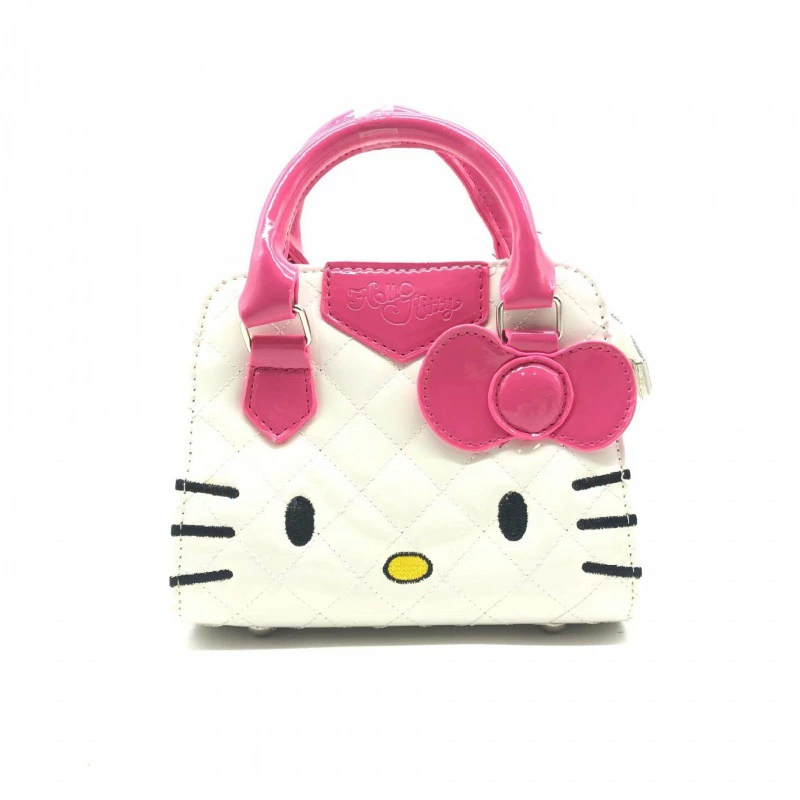 Hello Kitty, детская сумка через плечо, модная ручная сумка-портфель для принцессы, опт, корейский стиль