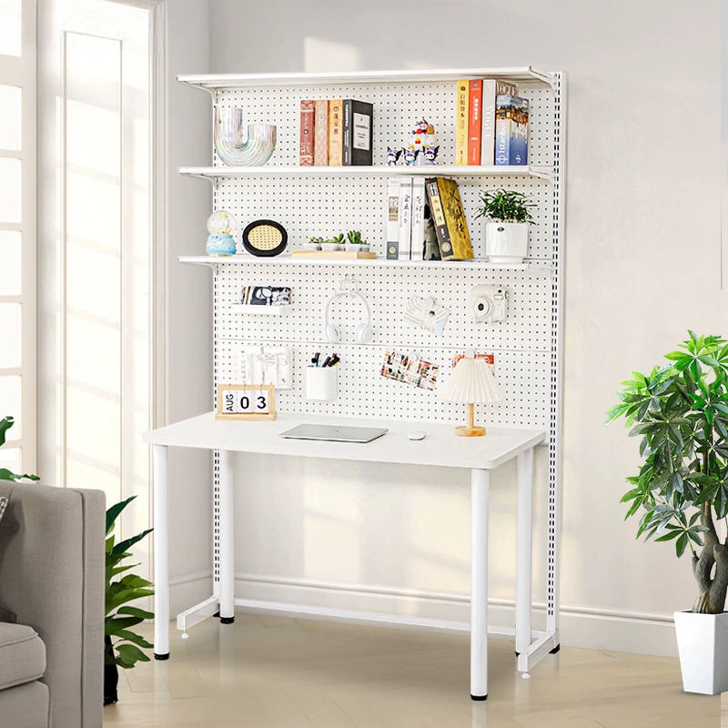 Крепеж для полок для девчачьих столов и книжных полок, аренда перфорированных полок, напольные стеллажи для хранения.