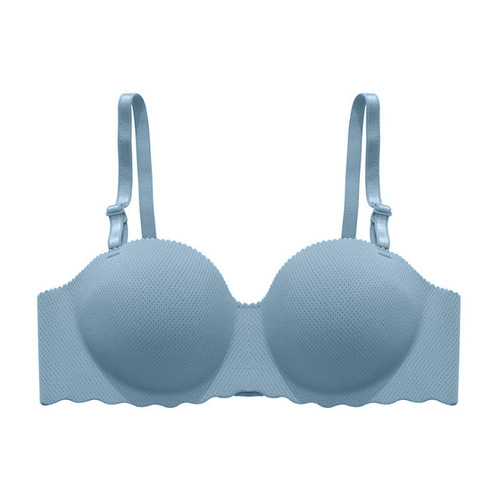 Small breasts push-up, no rims, junior high school and high school girls' underwear, women's seamless one-piece comfortable cocktail bra