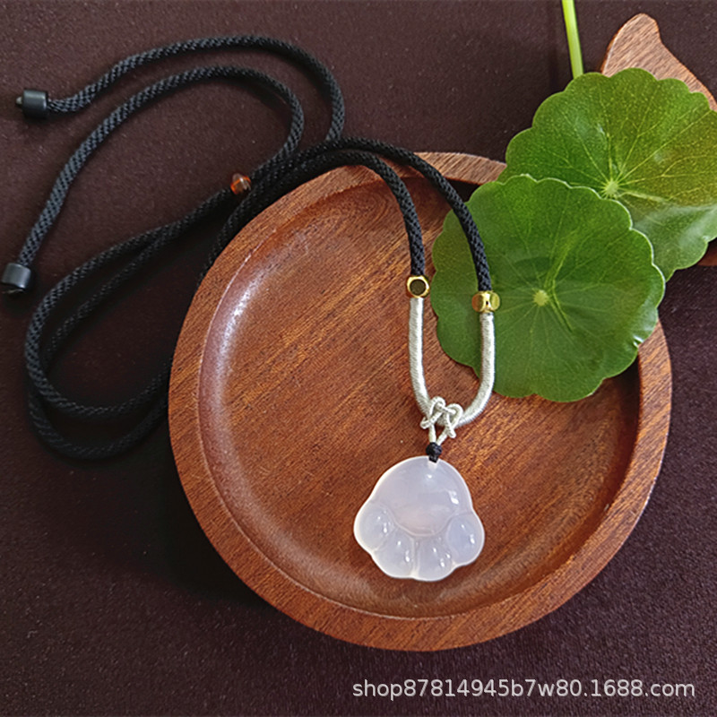 검은색 밧줄이 달린 통통한 고양이 발톱(22*21mm)