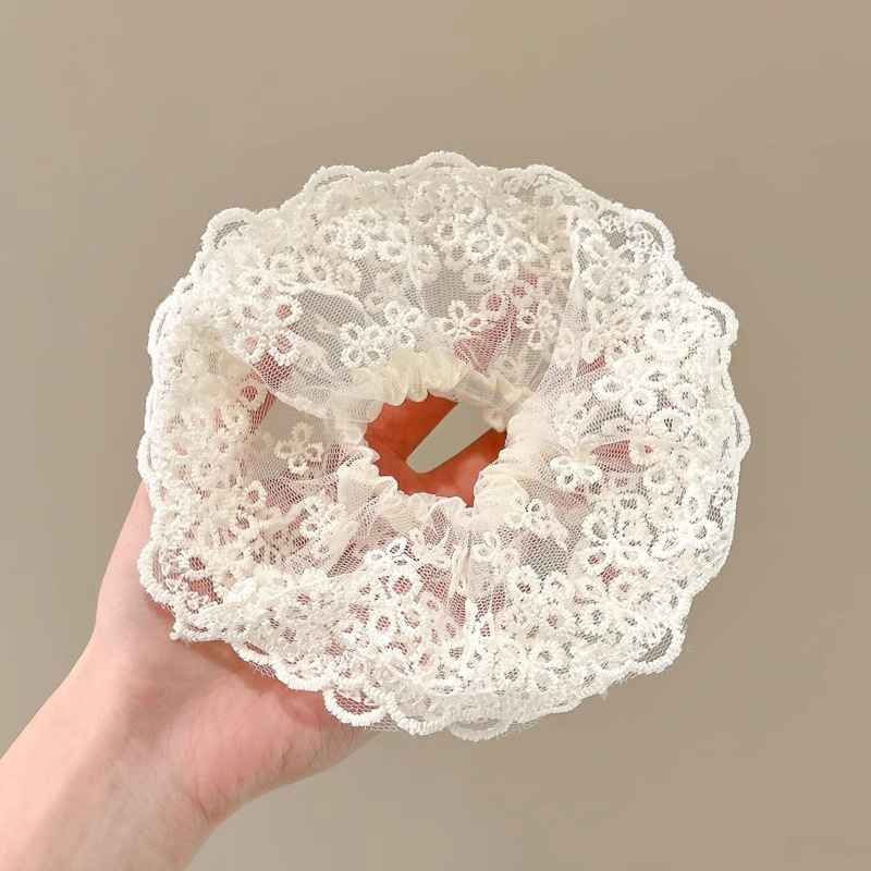 Anillo de cabello de intestino grande coreano para mujeres de alto nivel toallas cuadradas cuerdas de cabello de alta elasticidad y elásticas duraderas flojas flojas