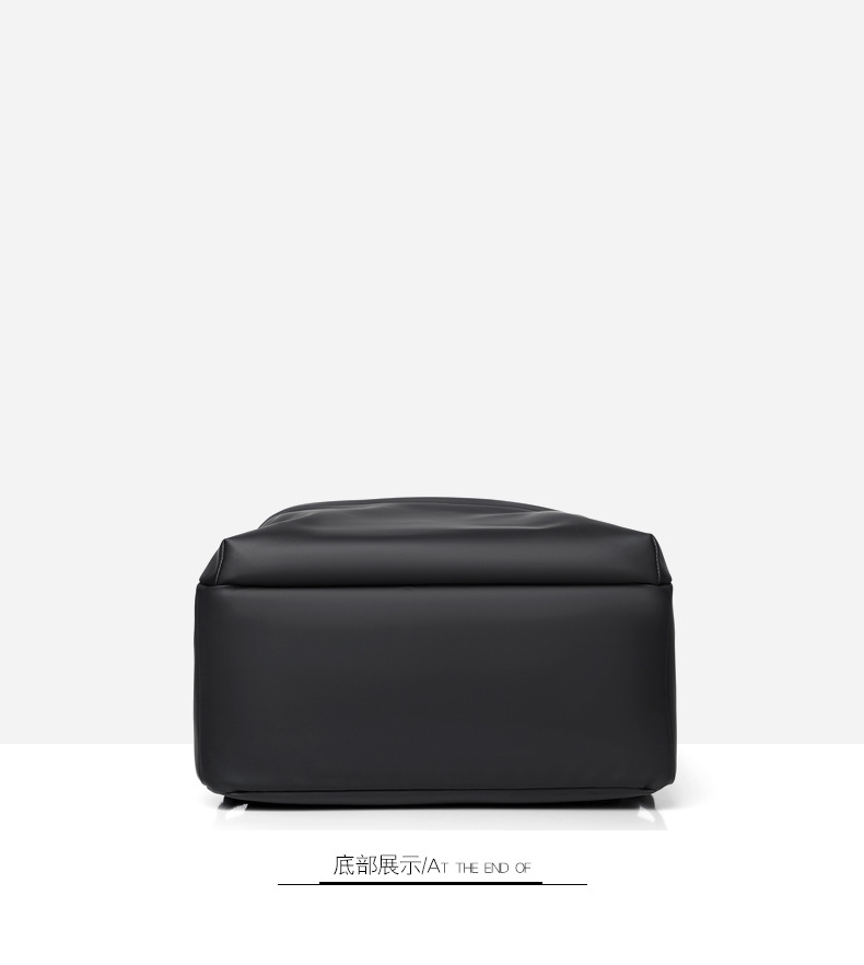 A new minimalist backpack for men, a Korean-style casual and fashionable backpack for laptops, with a logo printed on it undefined