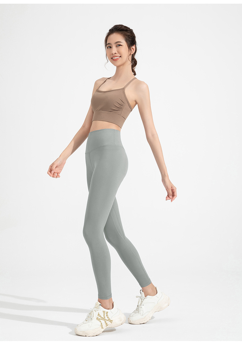 140g Weight Ankle-Length Pants Length Nylon Fabric Type Leggings Pants Type Fitness, Yoga Occasion Solid Color Pattern Spring, Autumn Season Casual, Sports Style Casual Sports Solid Color Nylon Active Bottoms Leggings 12