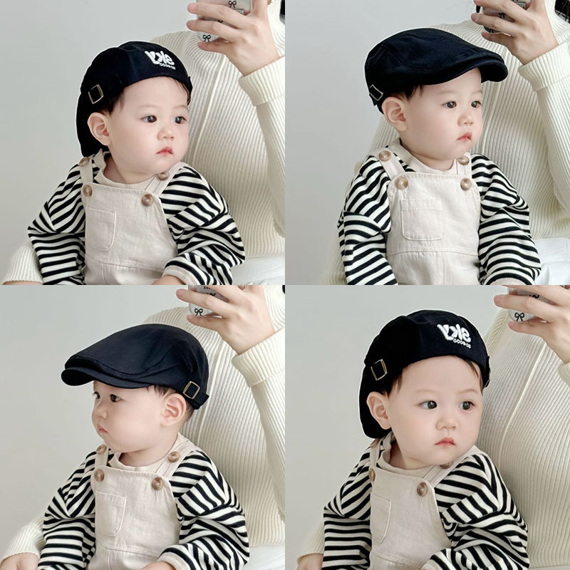 Sombreros para bebés primavera y otoño boina para bebés niñas y niños guapo sombrero de sombrero de sol para niños de verano