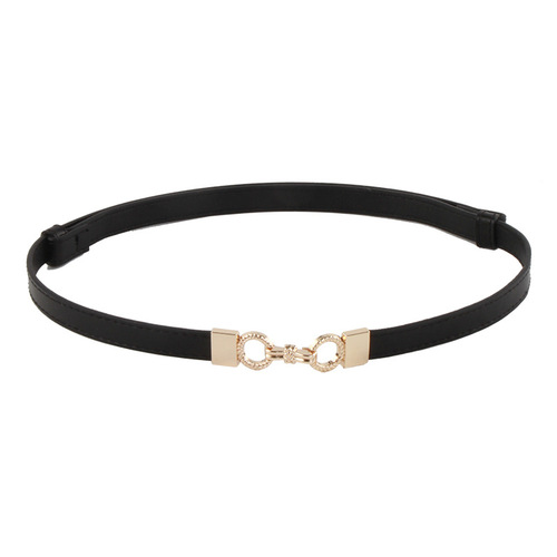 Adjustable metal hook buckle thin belt women's decorative dress sweater accessories belt women's waist chain wholesale