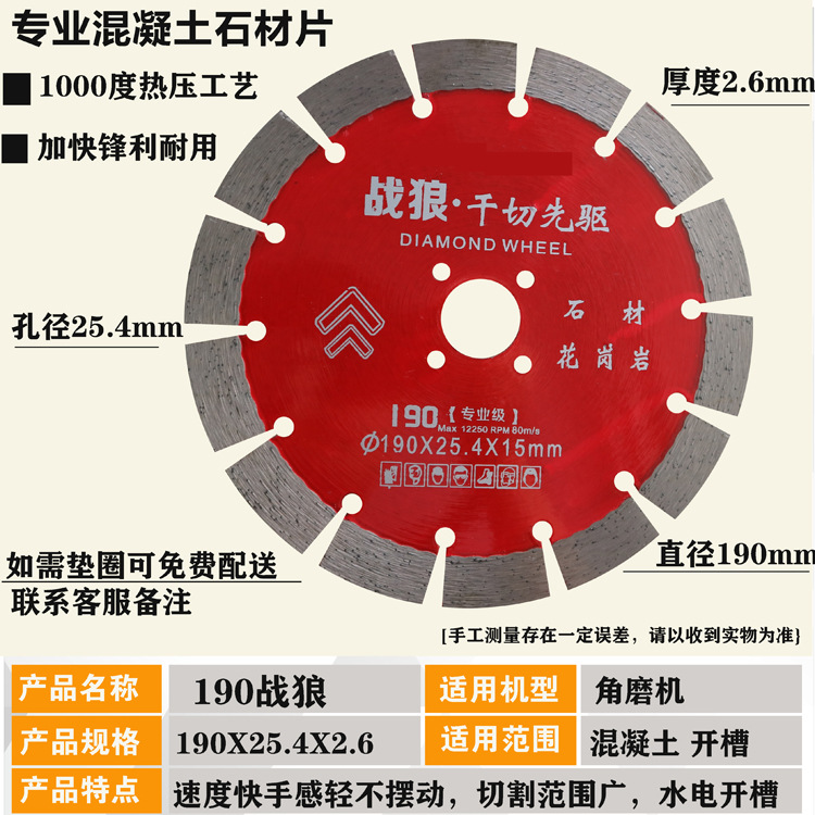 190 늑대 전사 개척자 커터헤드 넓어짐 25.4 홀 [전체 10 Get 1]
