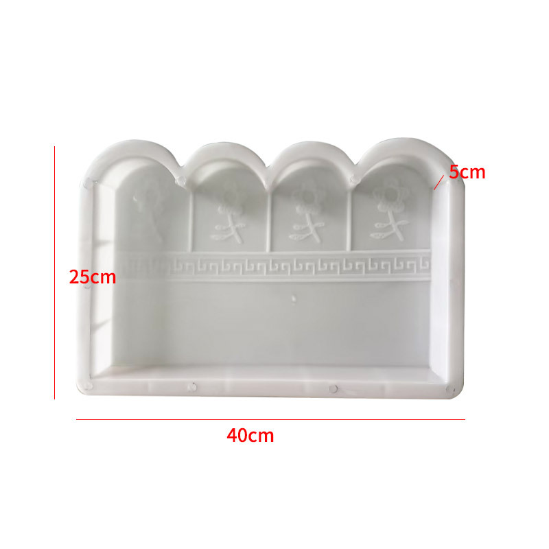 Césped Piscina de flores Molde de ladrillos Parque macizo de flores Molde de moldeo por inyección Molde de cercas de macizo de flores Molde plástico de ladrillo de estanque de flores