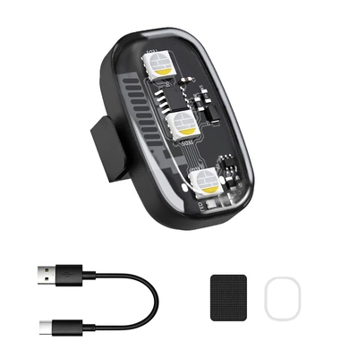 Car drone aerial photography aircraft light motorcycle electric vehicle accessories wireless remote control light flashing warning light (Other lights) - 1-light-1-remote-control