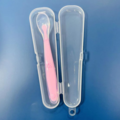 Baby Spoon Silicone Soft Spoon Newborn Water Feeding Spoon Toddler Utensils Food Set