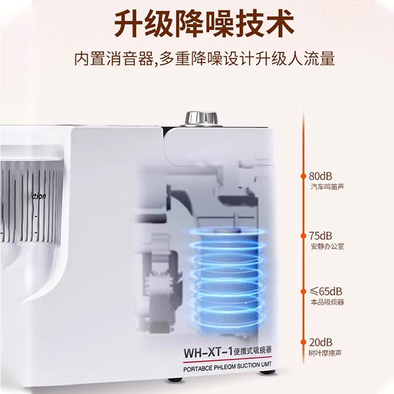 吸痰器家用老人医护儿童婴儿小型自动吸痰机医用电动负压式吸痰机|undefined
