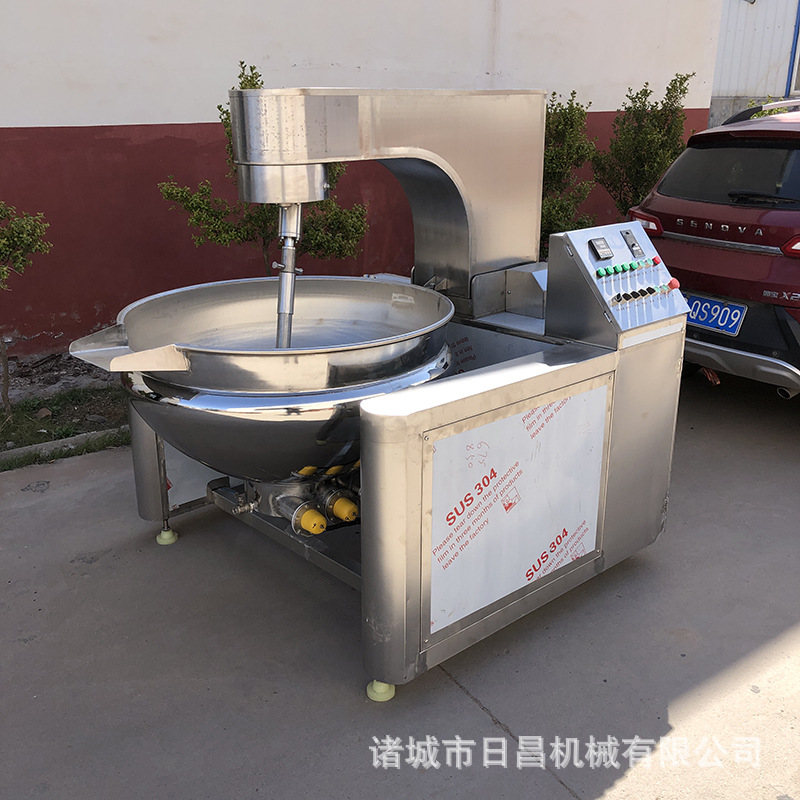 商用全自动行星炒锅 阿胶膏猪肉酱奶枣翻炒搅拌锅 燃气食堂炒菜机