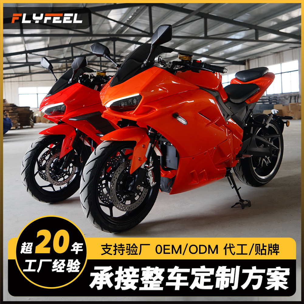 Motocicleta eléctrica Huoya Jiaolong, nuevo modelo ruso transfronterizo, deportiva de alta potencia y alta velocidad, vehículo eléctrico de fábrica. image 1