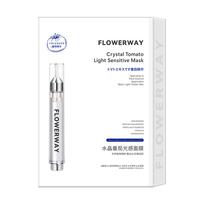 FLOWERWAY クリスタルトマト ライトマスク 肌荒れ・乾燥・くすみ改善 マスク 潤い・保湿|undefined