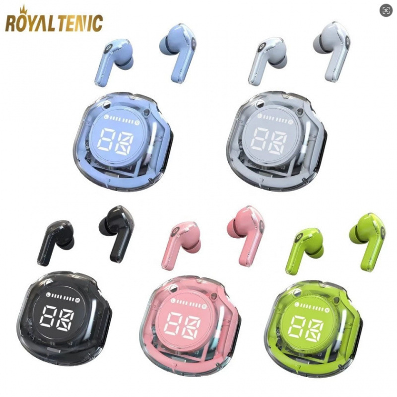 TK cargo transparente segunda generación Air39 auriculares Bluetooth transparente generación Air31 cristal pantalla digital cápsula inalámbrica