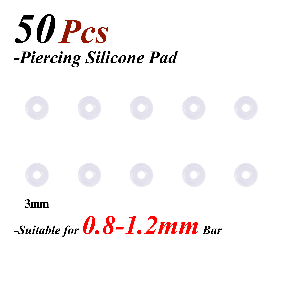 Simple Style Solid Color Silica Gel Unisex Gasket 1 Set