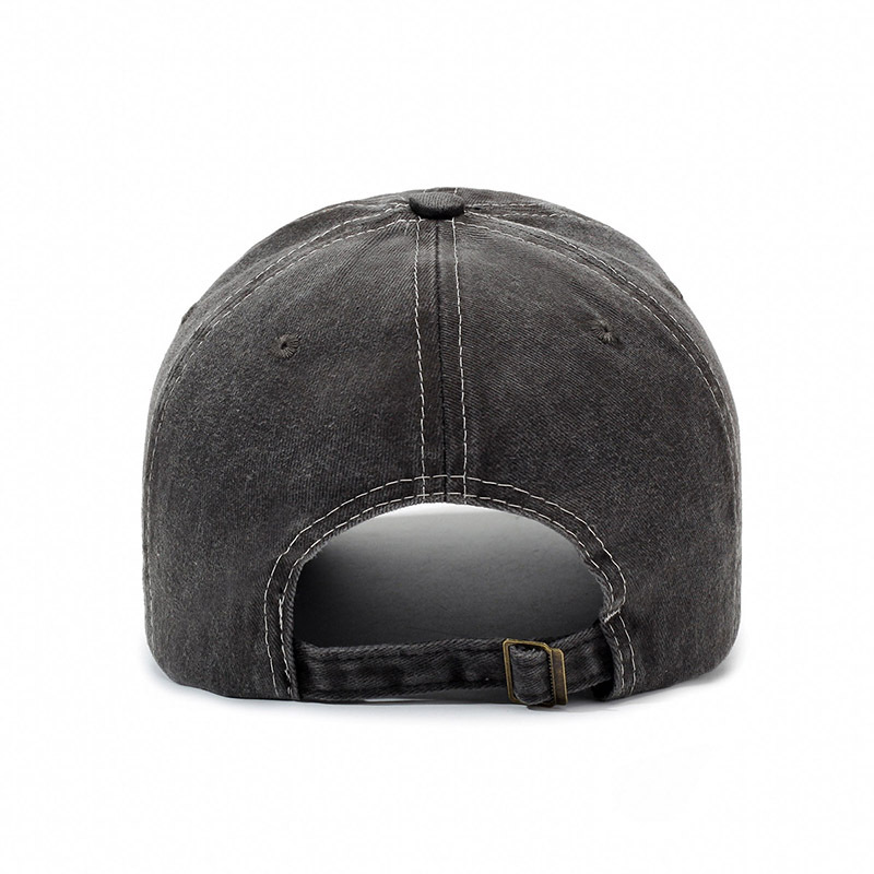 Baseball Trendy Letter Couple Duckbill Cap Fashion Washed Denim Outdoor Sunshade Casual Hat_voghion.com