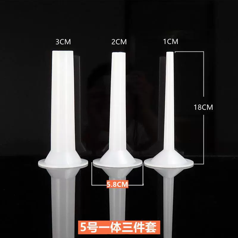 № 5 удлиненная трехкомпонентная колбасная Воронка из нержавеющей стали мясорубка колбасная трубка Пластиковый Дозатор для колбасы