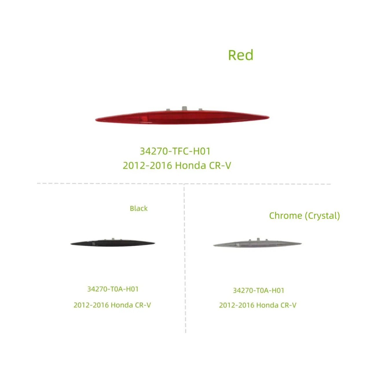 34270-Tfc-H01 Is Suitable for 2012-16 Honda Crv Tail Light Brake Light Indicator Rear Tail Light