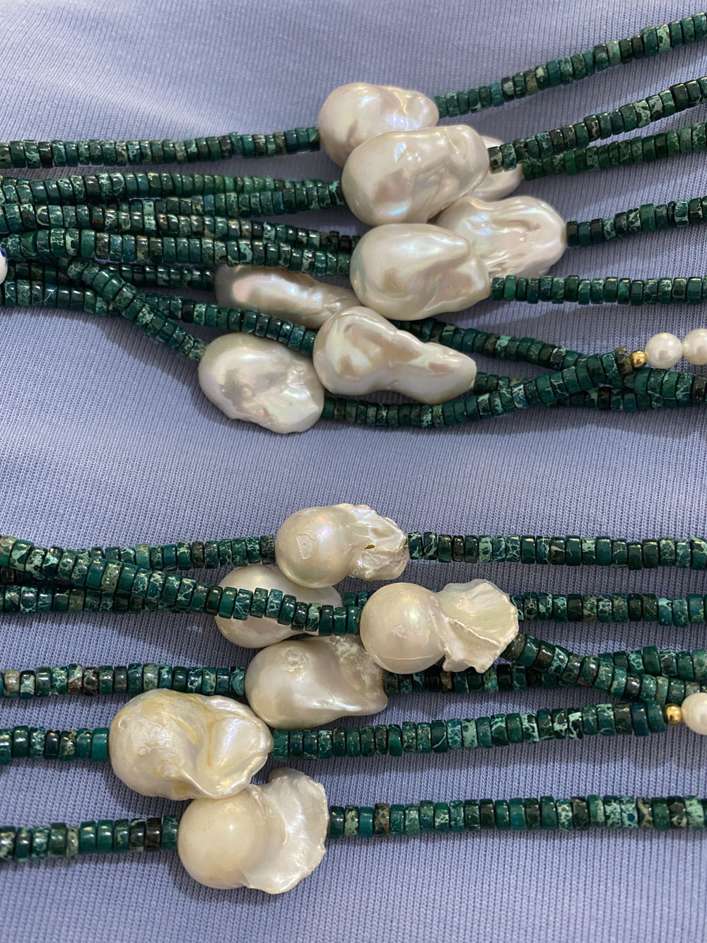 32g Weight Bracelets, Necklace Classification 2 PCS/Package Quantity Holiday, Daily Occasion Beaded, Freshwater Pearl, Titanium Steel Material Geometric Pattern Women's Gender Casual, Simple Style Style 2 PCS/Package Beaded Freshwater Pearl Titanium Steel Freshwater Pearl Jewelry Sets 无