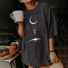 ���临��T��Ů����ӡ�����临������t��ŷ����������ӡT-shirt