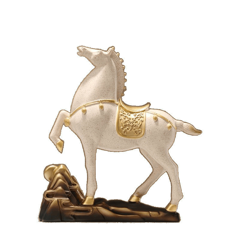 新しい中国風の馬の装飾品、リビングルーム、玄関ホール、ワインキャビネット、書斎、デスクトップ装飾、新築祝い、開店祝いのギフト、馬がすぐに完成します∑|undefined