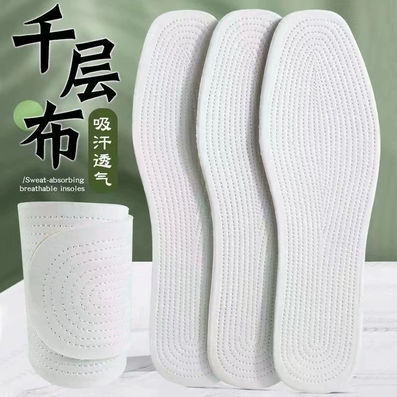 Чистая ручная мезослойная ткань из чистой хлопчатобумажной стельки для предотвращения запаха