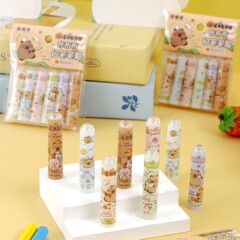 越人6320カピバラ鉛筆キャップ延長器高颜値アニメかわいい小学生鉛筆保護カバー