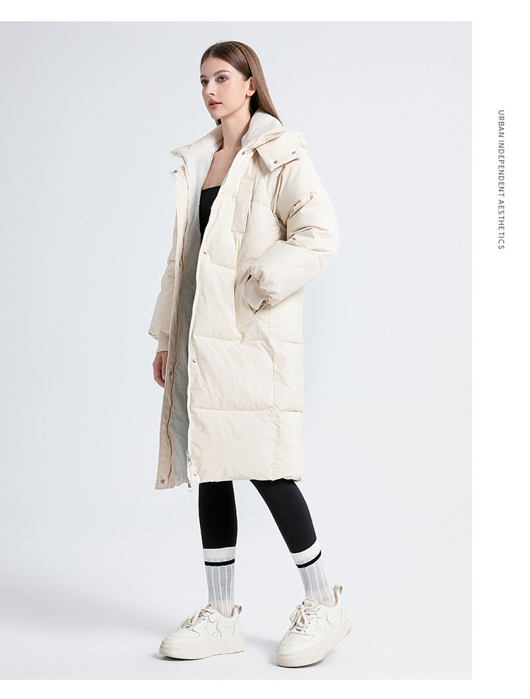 Women's Long Padded Coat Oversized Hooded Parka For Winter_voghion.com