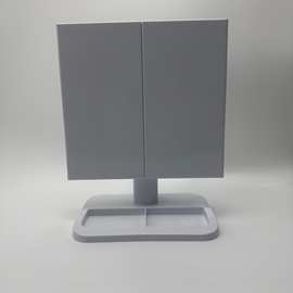 超大号三面折叠方形镜子梳妆台式化妆镜