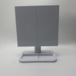 超大号三面折叠方形镜子梳妆台式化妆镜