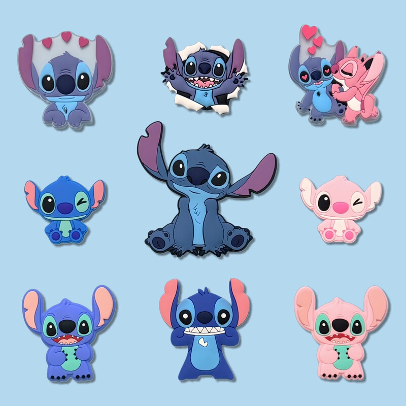 Pvc Soft Rubber Cartoon Stitch DIY Small Accessories for Phone and Tablet Cases, Clog Shoe Accessories, Bag Decorations, and Patches Pvc Soft Rubber Cartoon Stitch DIY Small Accessories for Phone and Tablet Cases, Clog Shoe Accessories, Bag Decorations, and Patches