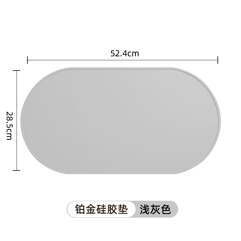 新しい無地プレースマット断熱マット火傷防止マットプレートマット家庭用シリコーン防水耐油西洋テーブルマット卸売|undefined