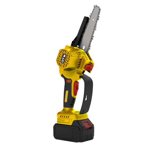 Dewei 6-inch electric saw household small hand-held firewood rechargeable lithium-ion logging saw hand saw electric chain saw outdoor