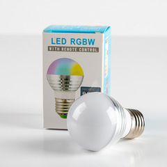 Source Factory Remote Control Bulb LED Infrared RGB Bulb Colorful Bulb LED Dimmable Bulb