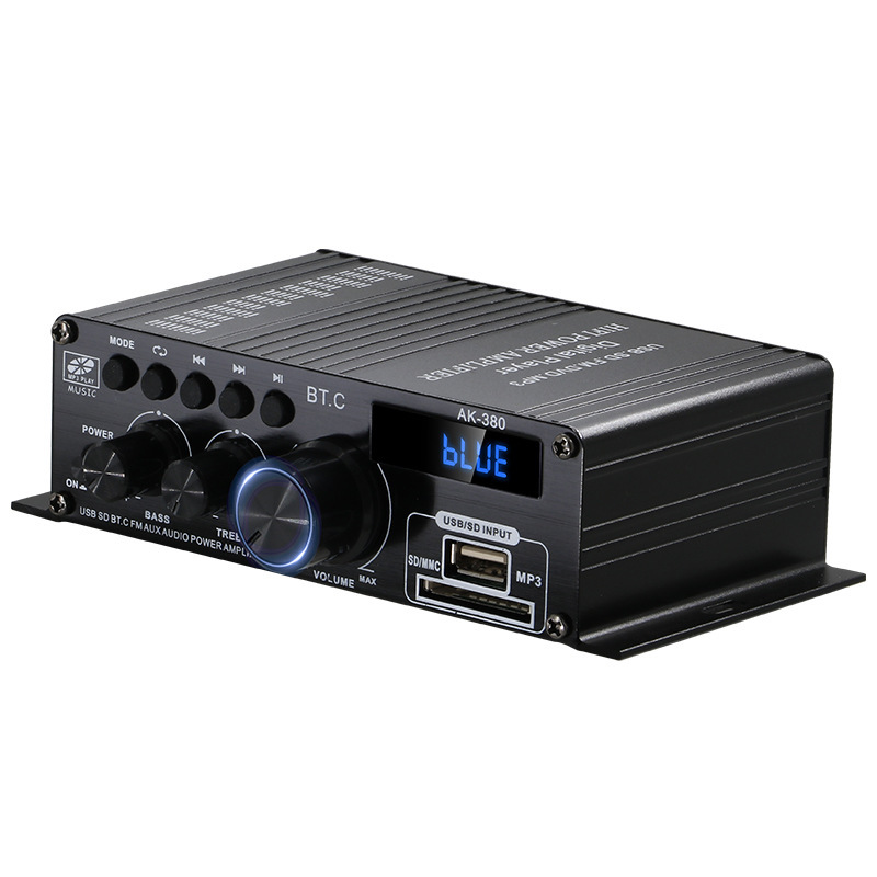AK380 bluetooth自動車家庭用12v機能再生機アマゾンクロスボーダー電気商対外貿易人気生産|undefined