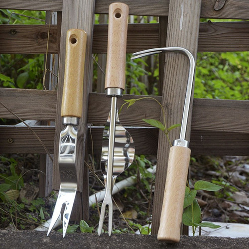Household weeding and weeding wild vegetable tools loose soil root lifter transplant seedling lifter shovel manual weeding garden tools