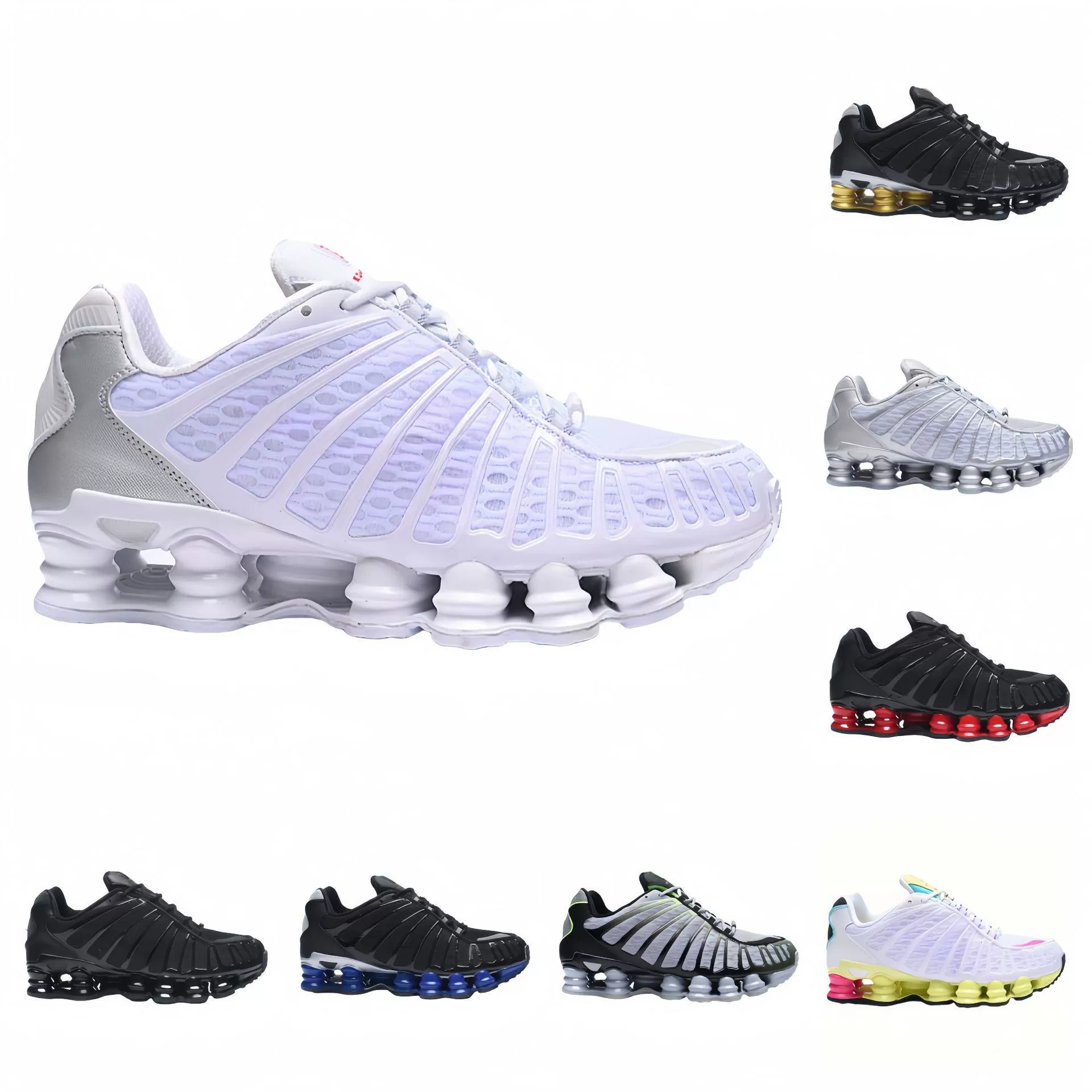 Трансграничная обувь, мужская спортивная обувь, обувь на воздушной подушке, амортизирующая дышащая повседневная обувь, увеличивающая рост, экспортная обувь на колонне shoxTL