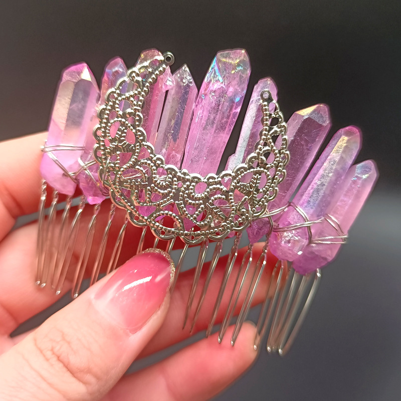 큰 핑크 보라색 달