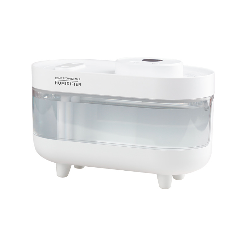 Japanese and Korean Ultra-Large Capacity Humidifier with Dual Spray and Large Mist Volume, Wireless Humidifier, 2L Ultrasonic Automatic Sensor Humidifier