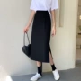 新款显瘦高腰中长款半身裙