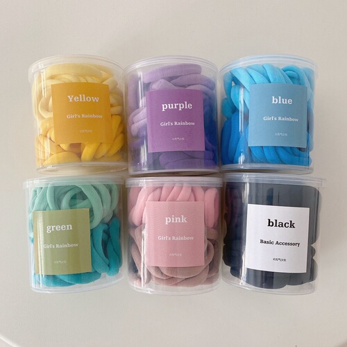 New Korean version of the internet celebrity nylon hair circle seamless head rope can high elasticity hair rope towel circle elastic band wholesale 