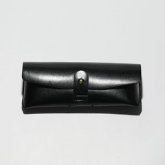 時尚簡約黑色眼鏡盒女墨鏡盒眼鏡袋眼鏡包抗壓便攜眼鏡盒