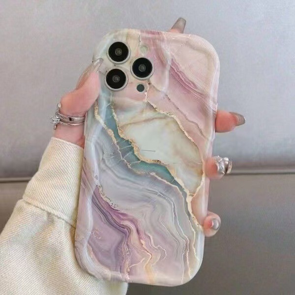 Marble Pattern Suitable for Apple 15 Pro Max Phone Case iPhone 16 Pro Personalized 14 Pro High-End 17 Aesthetic