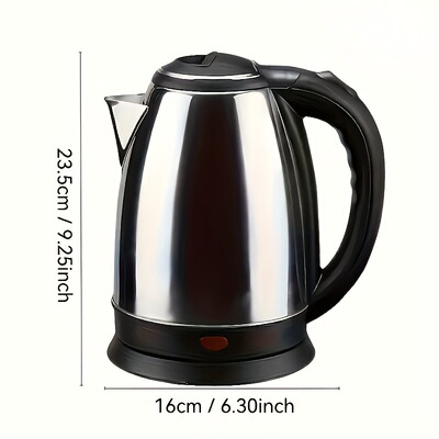 E 4432026新款跨境代发1个双层不锈钢大容量电热水壶型号