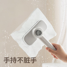 洗脸巾拖把家用便携手持可旋转抹布夹子厨房浴室瓷砖懒人清洁刷子